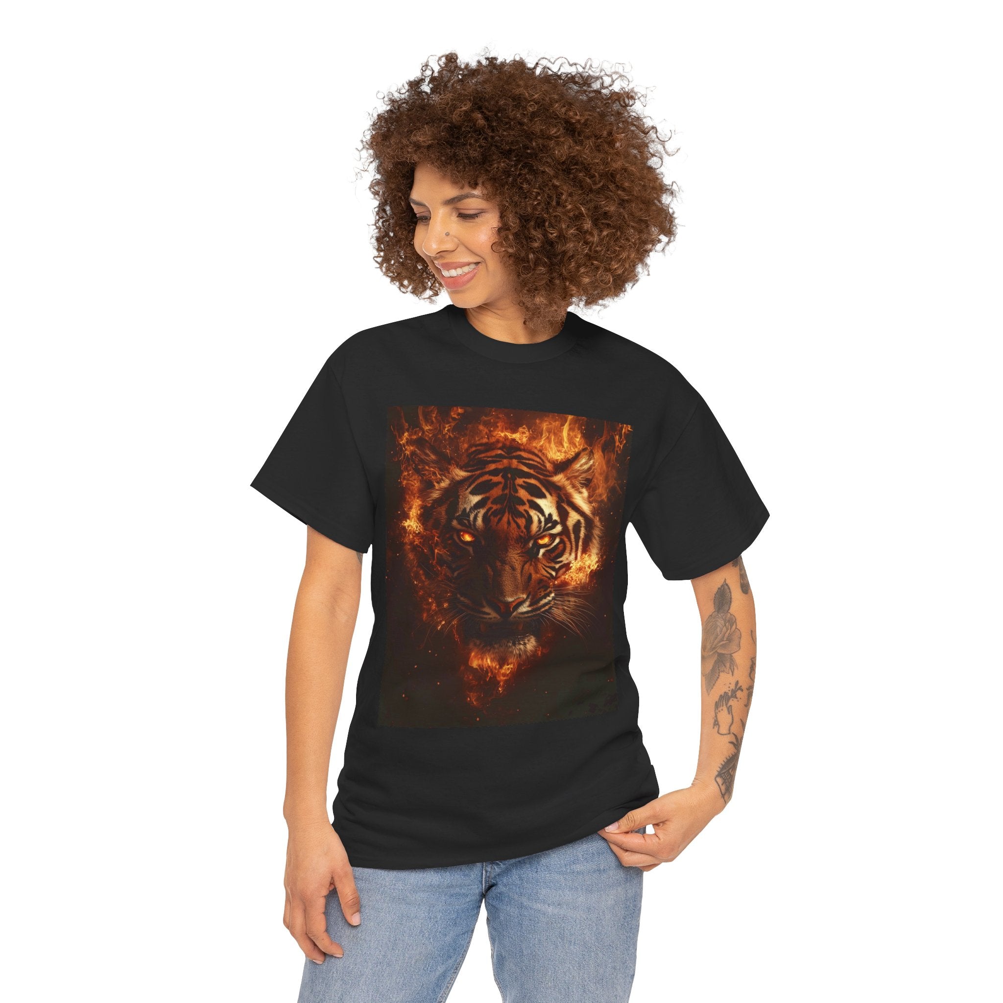 Fiery Tiger Unisex Tee