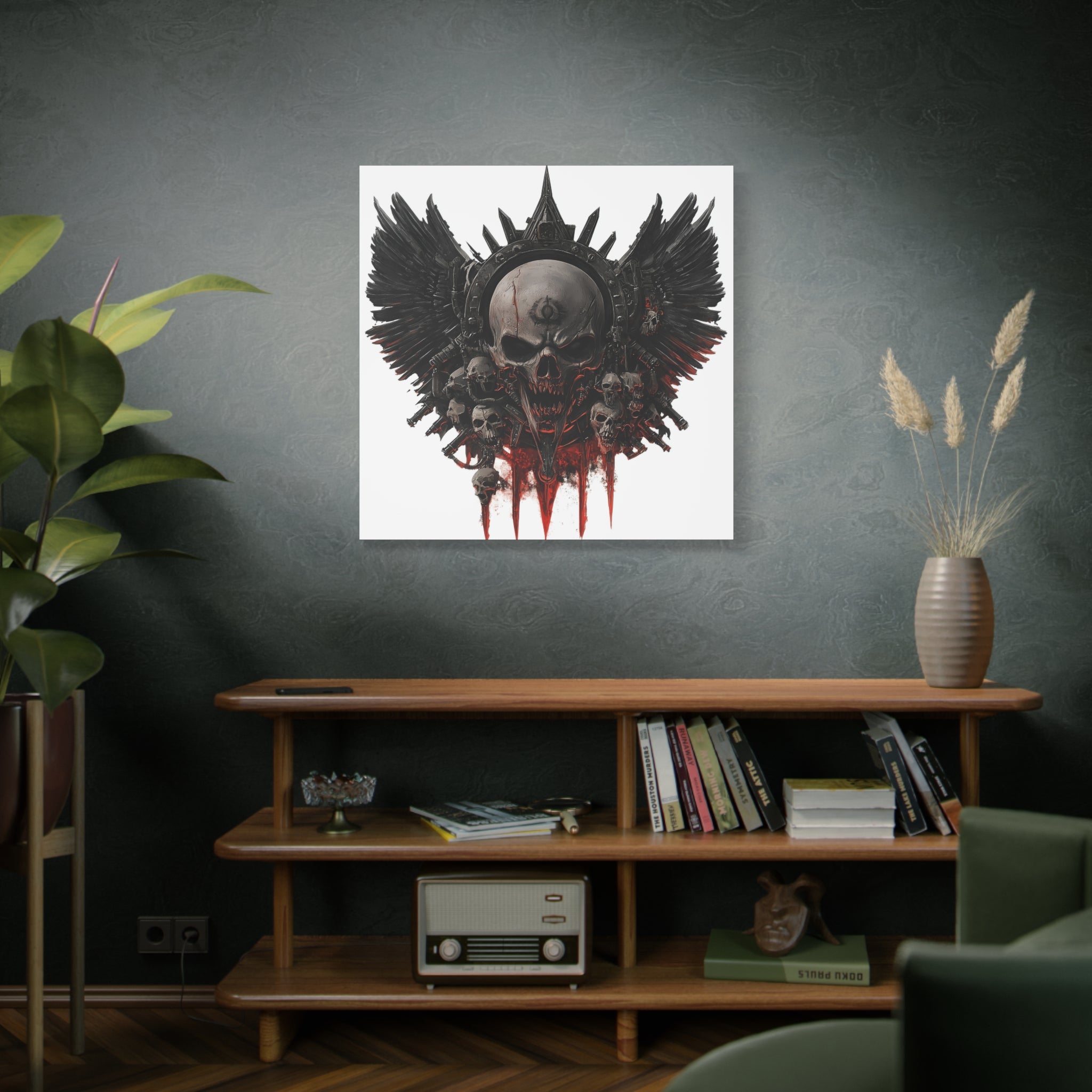 Warhammer 40K Crest Design - Dark Fantasy Wall Decor