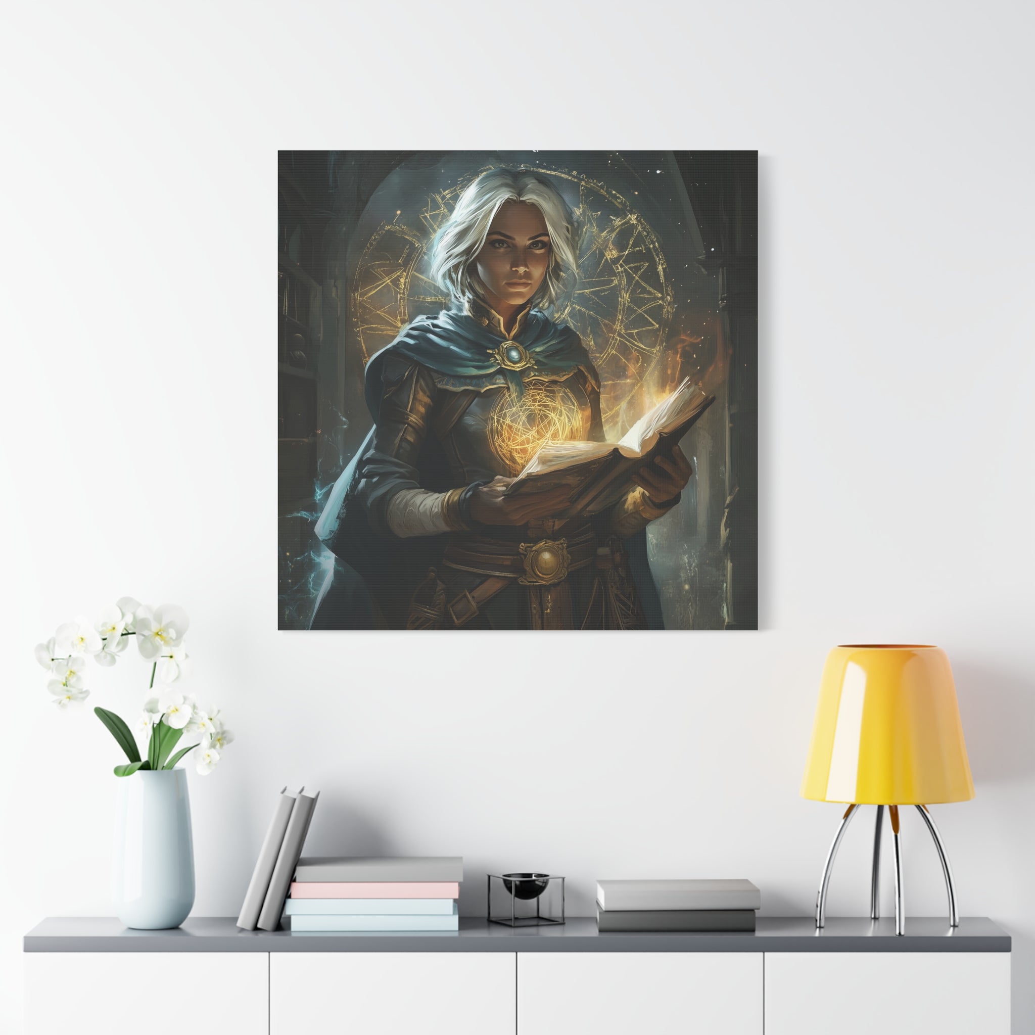 Fantasy Wall Art - Enchanted Sorceress Canvas Print