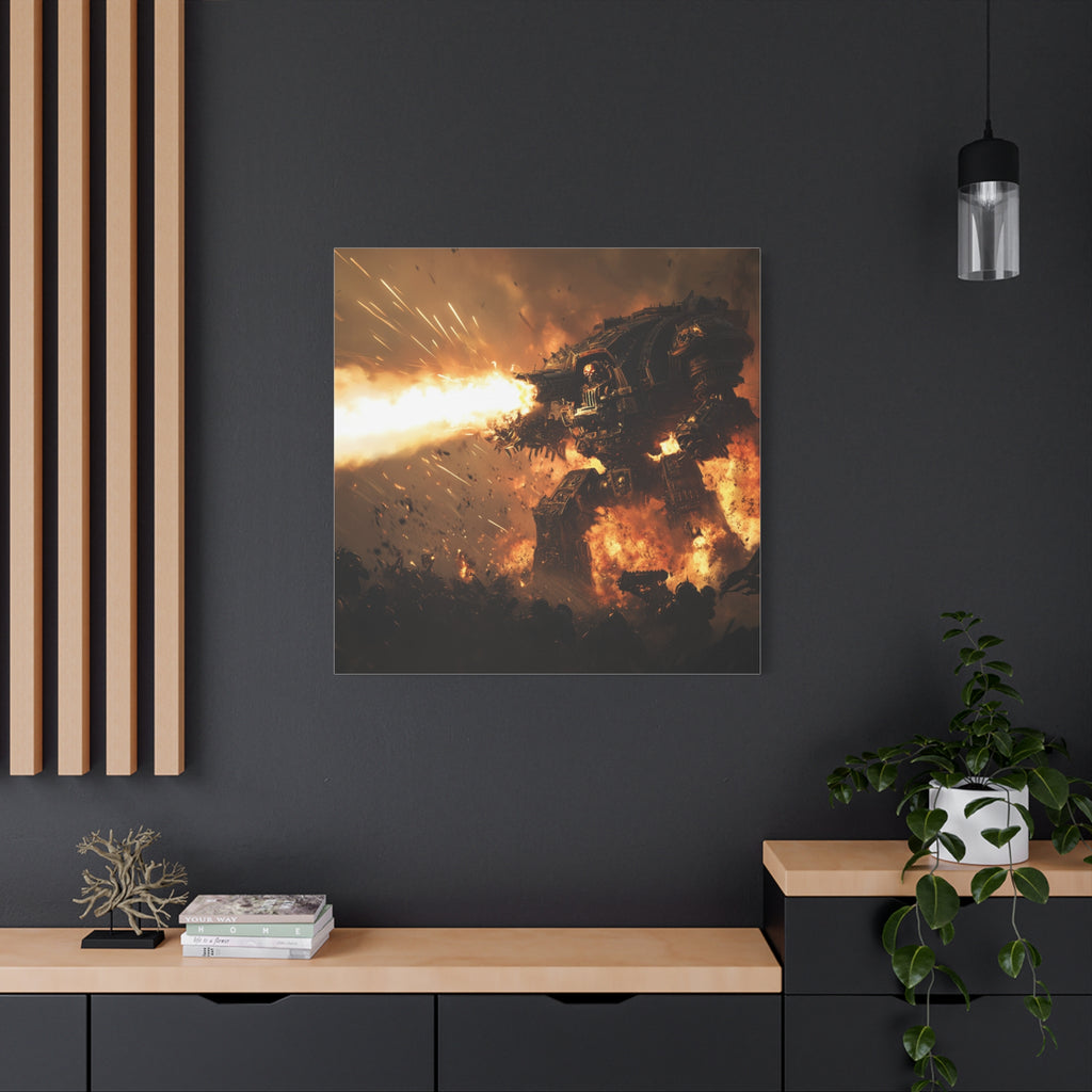40K Titan Battle Wall Decor