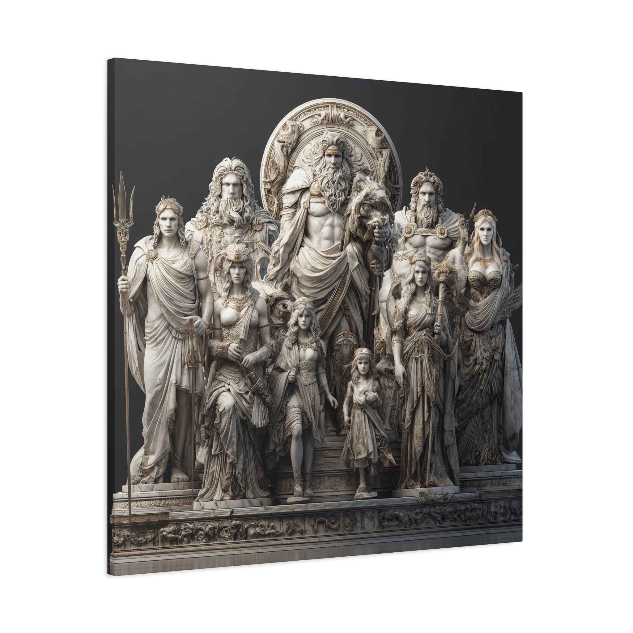 Mythical Gods Canvas Art - Stretched Wall Décor for Home & Office