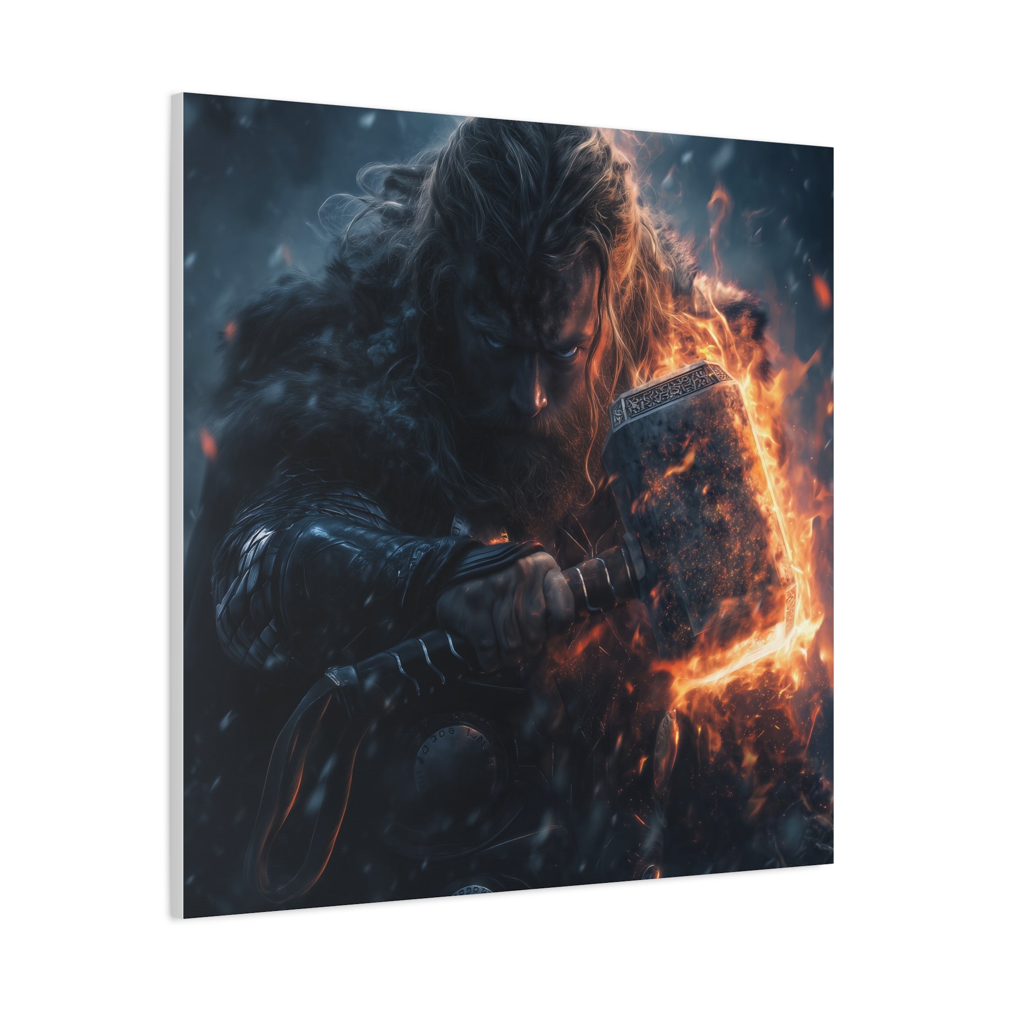 Norse God Thor Canvas Wall Decor