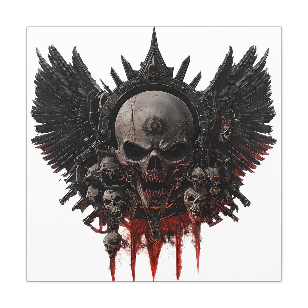 Warhammer 40K Crest Design - Dark Fantasy Wall Decor