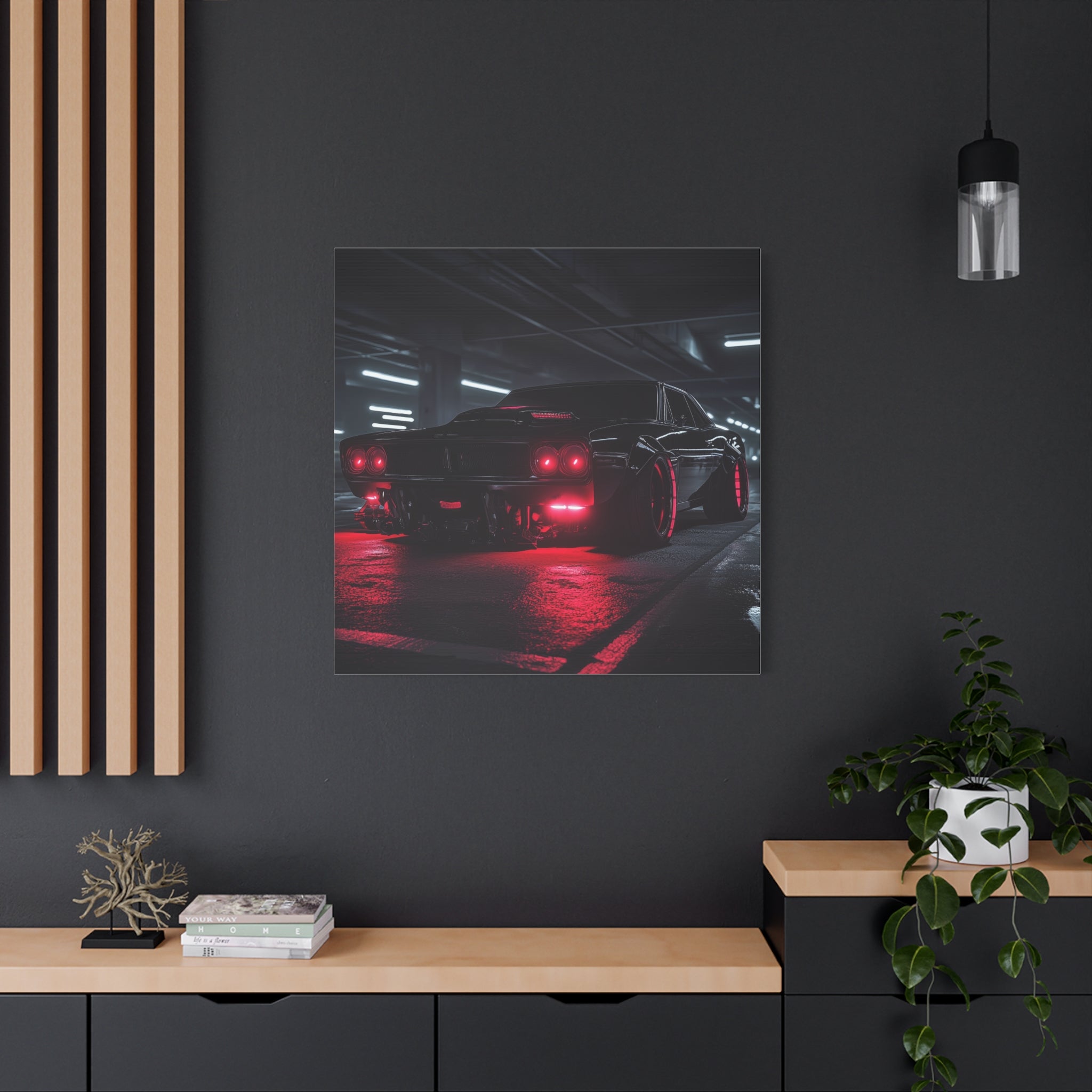 1964 Pontiac GTO with Red Neon Lights