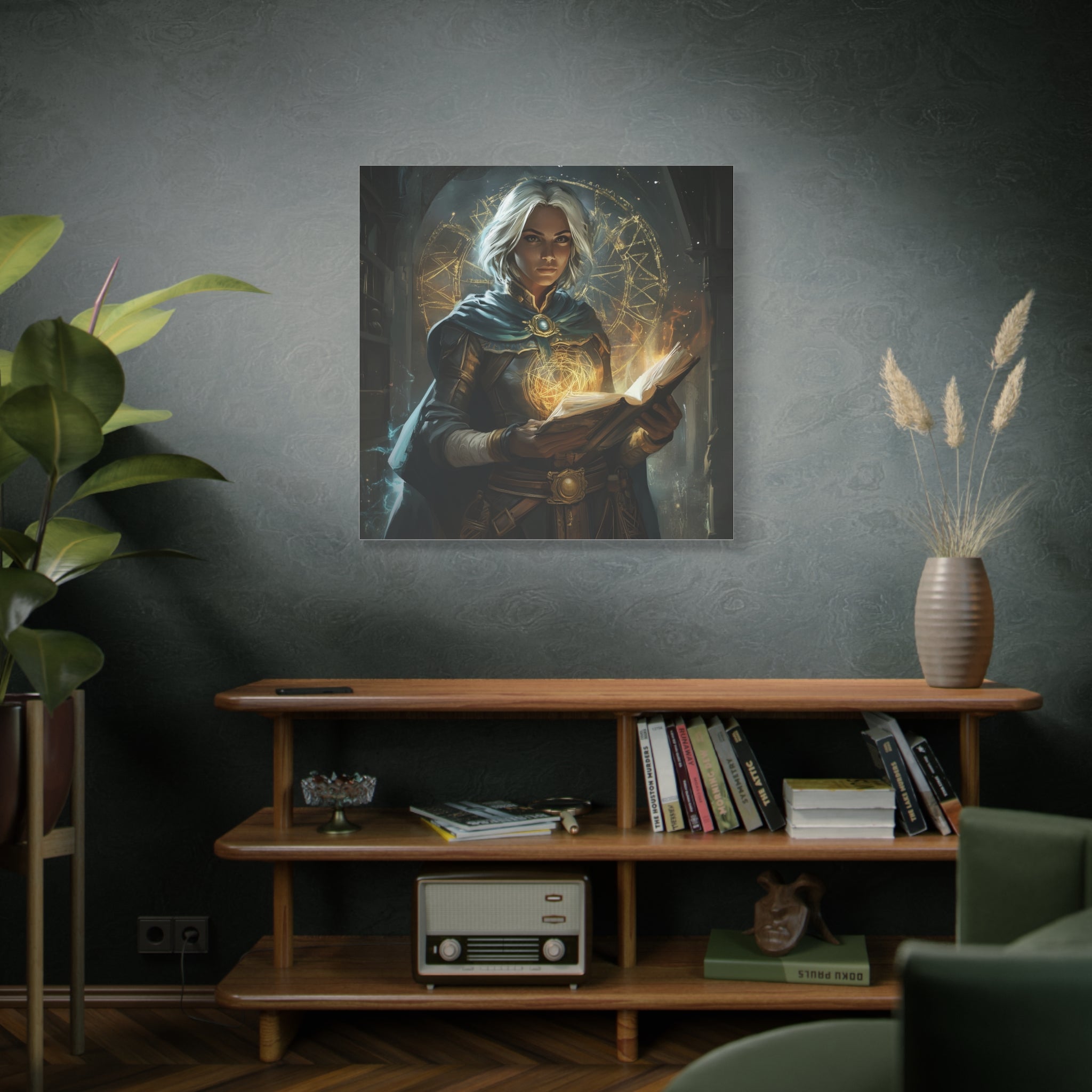 Fantasy Wall Art - Enchanted Sorceress Canvas Print
