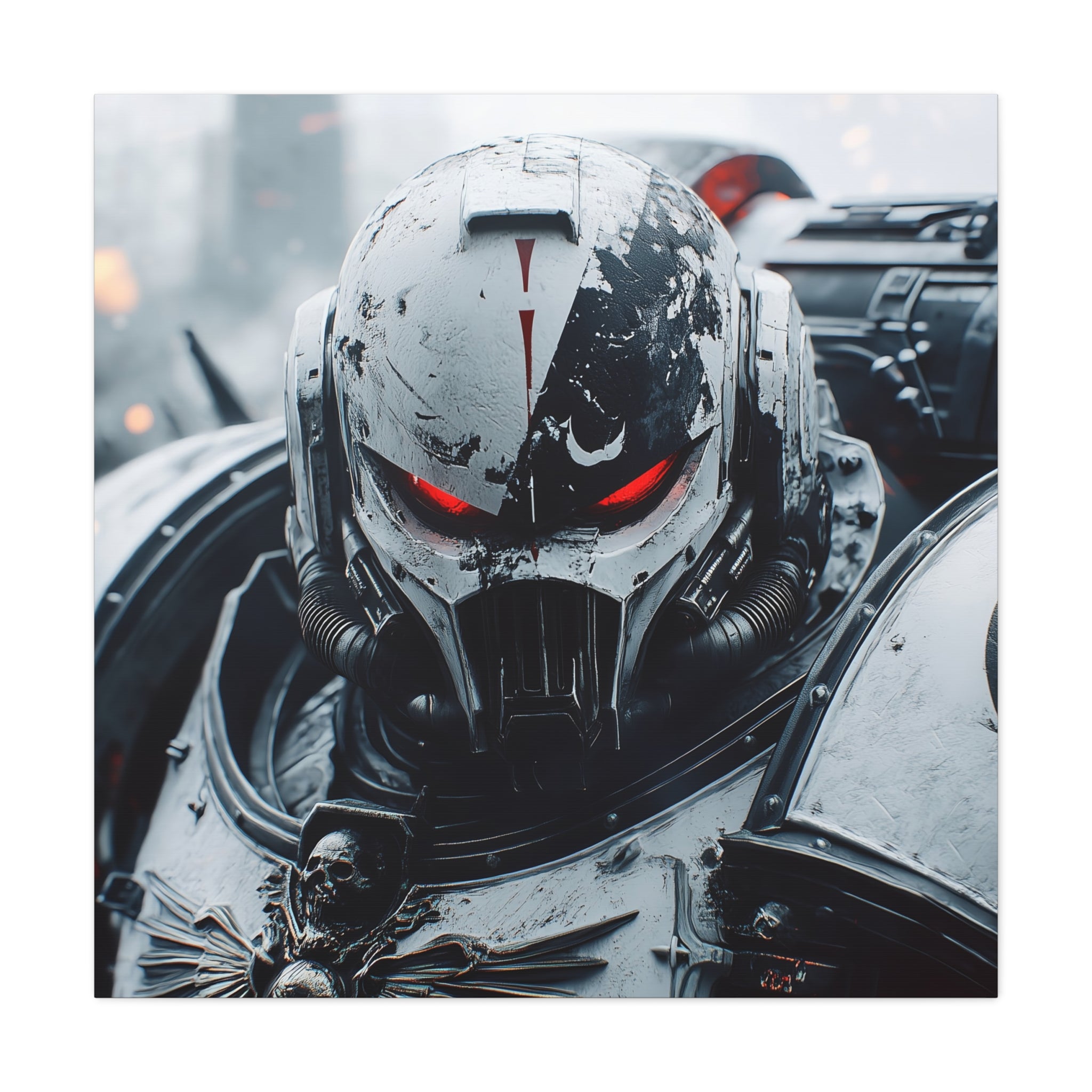 Space Marine Grey Knight - Warhammer 40K Canvas Print