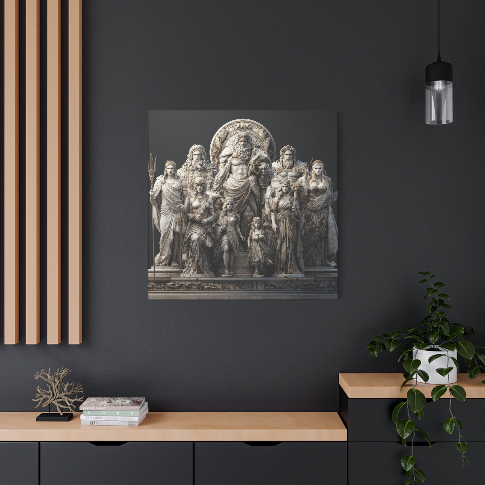 Mythical Gods Canvas Art - Stretched Wall Décor for Home & Office