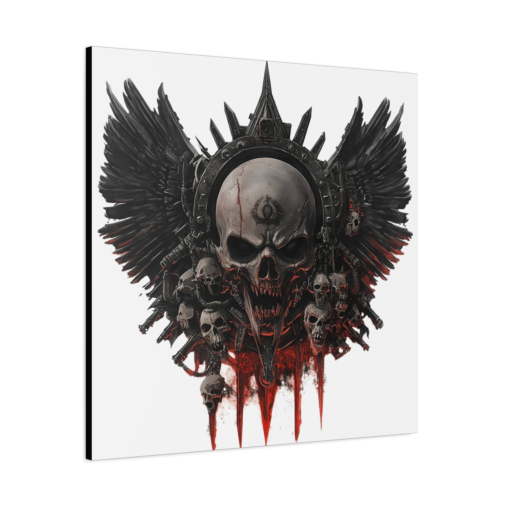 Warhammer 40K Crest Design - Dark Fantasy Wall Decor