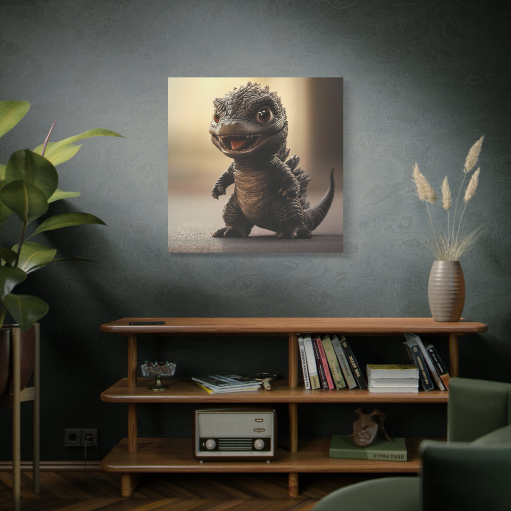 Baby Godzilla Canvas Print