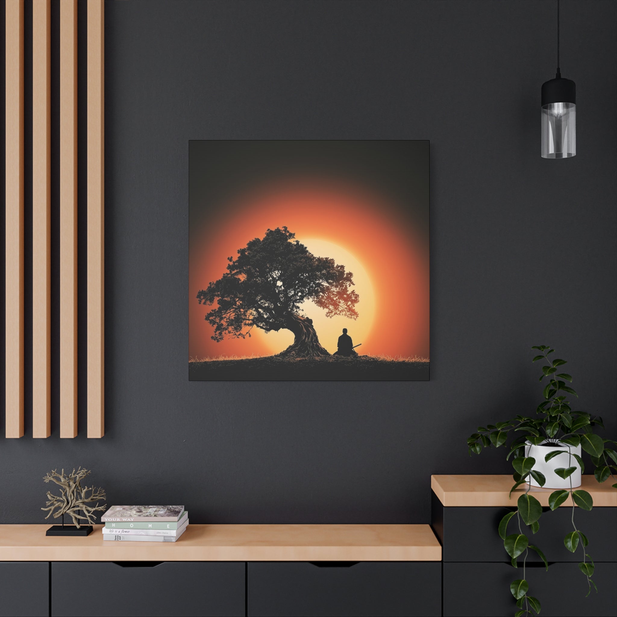 Zen Sunset Canvas Art