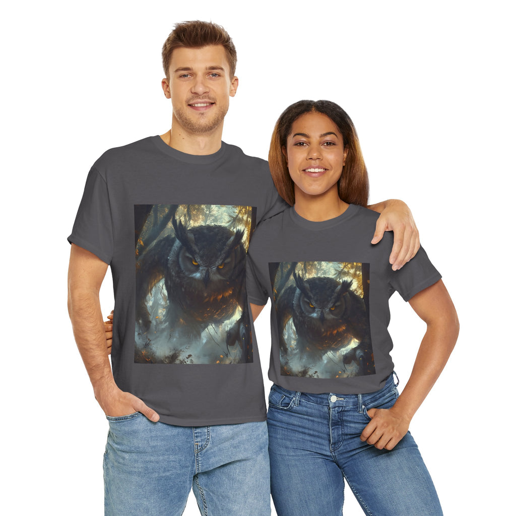 Mystical Owlbear T-Shirt | Unisex Heavy Cotton Tee
