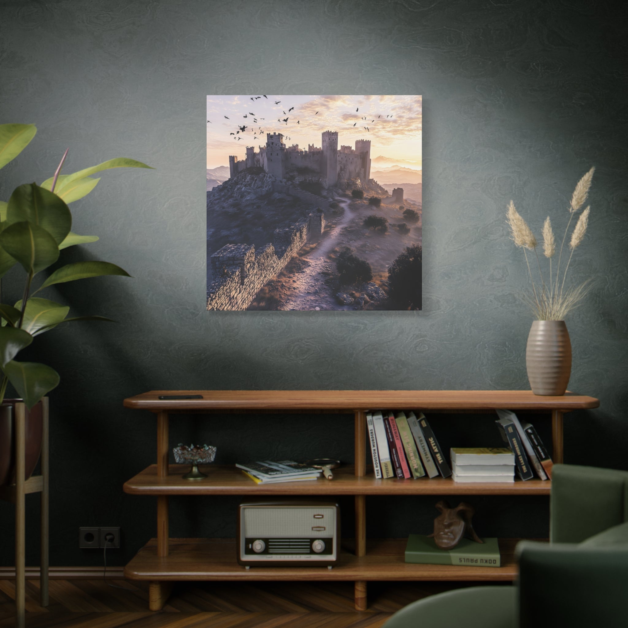 Medieval Castle Canvas Wall Art