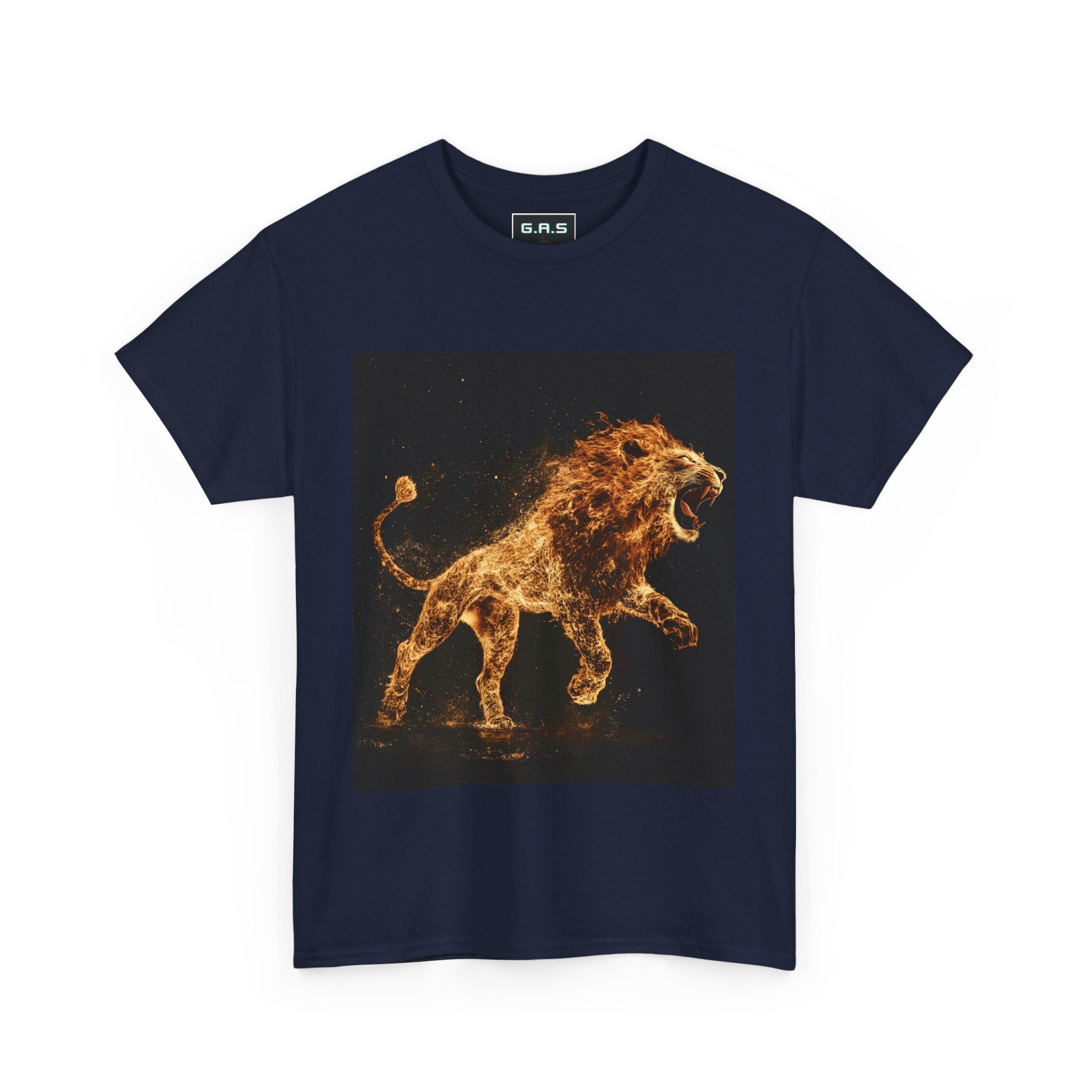 Fiery Lion Unisex Heavy Cotton Tee