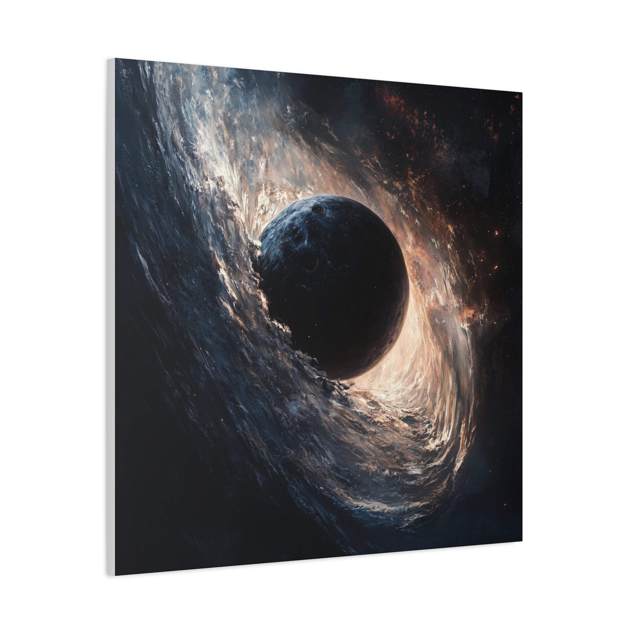 Galactic Ocean Canvas Art | Abstract Space Wall Decor