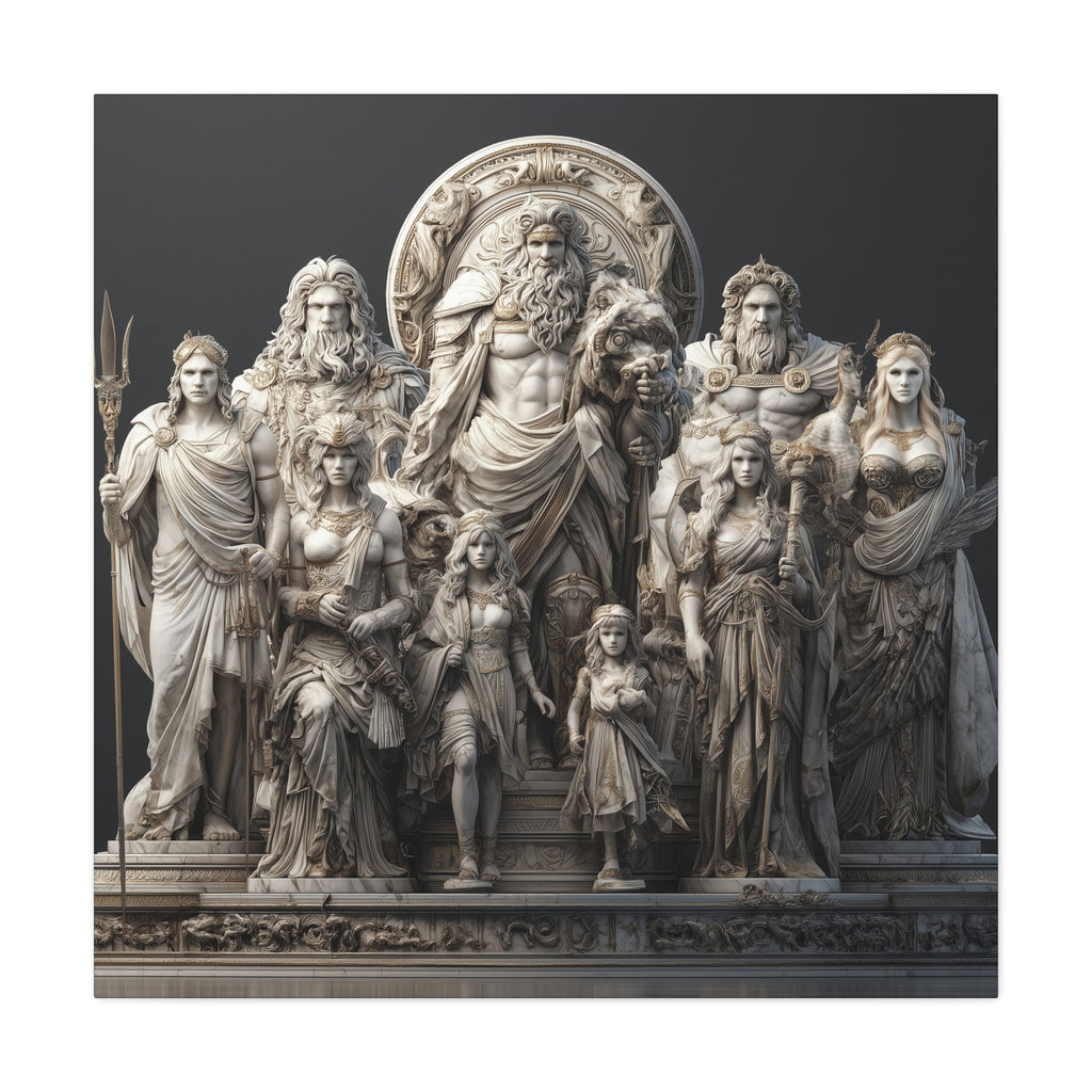 Mythical Gods Canvas Art - Stretched Wall Décor for Home & Office