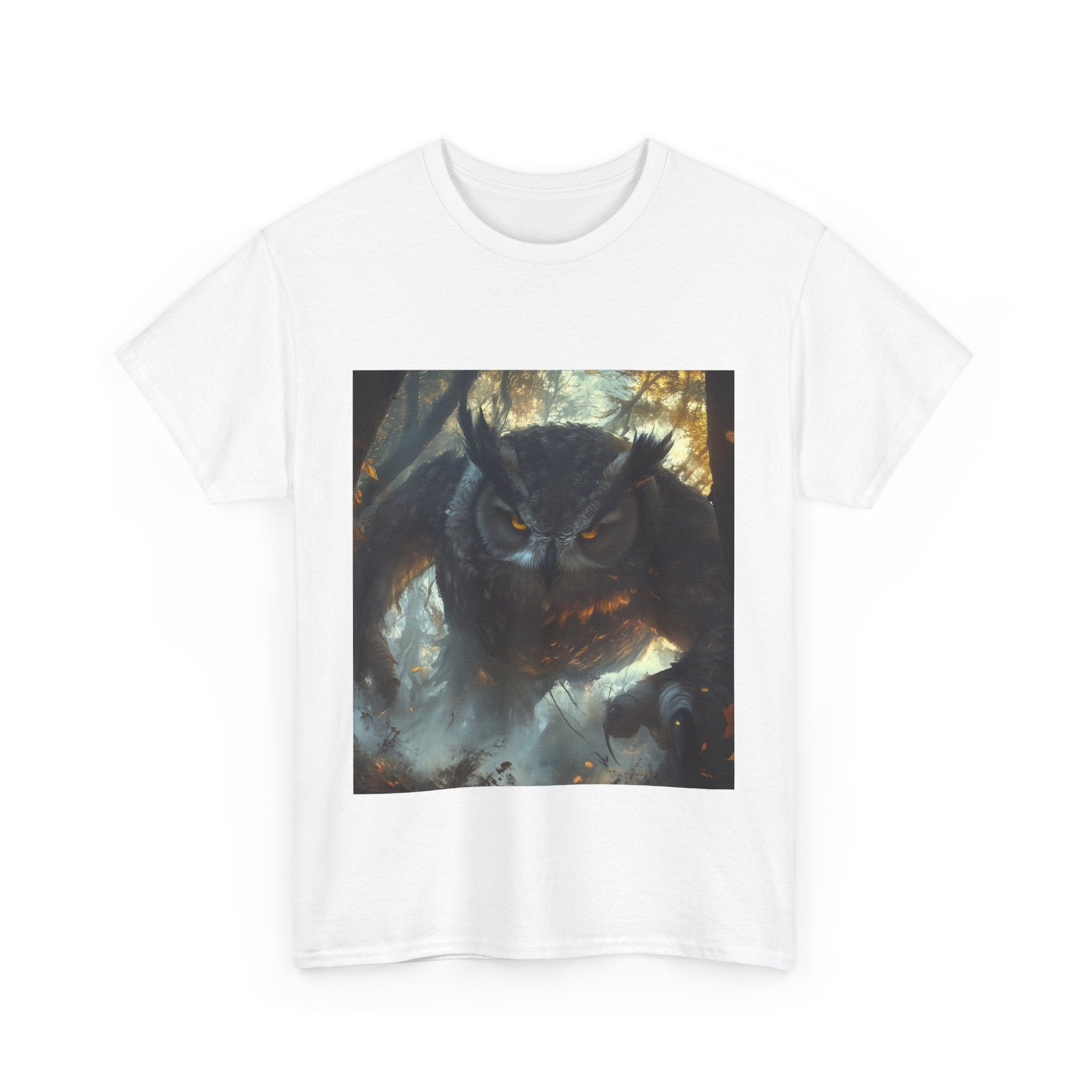 Mystical Owlbear T-Shirt | Unisex Heavy Cotton Tee