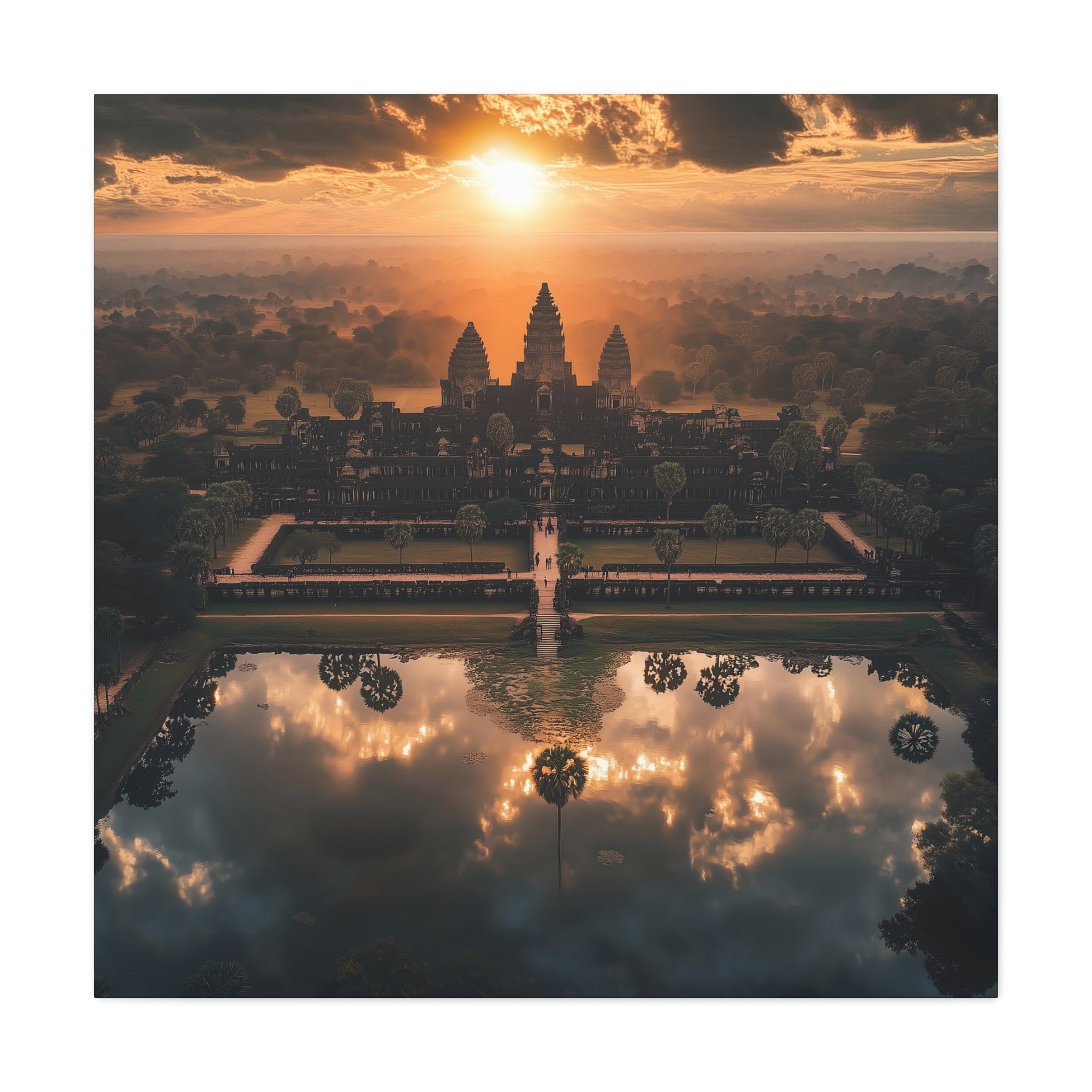 Majestic Sunrise Over Angkor Wat