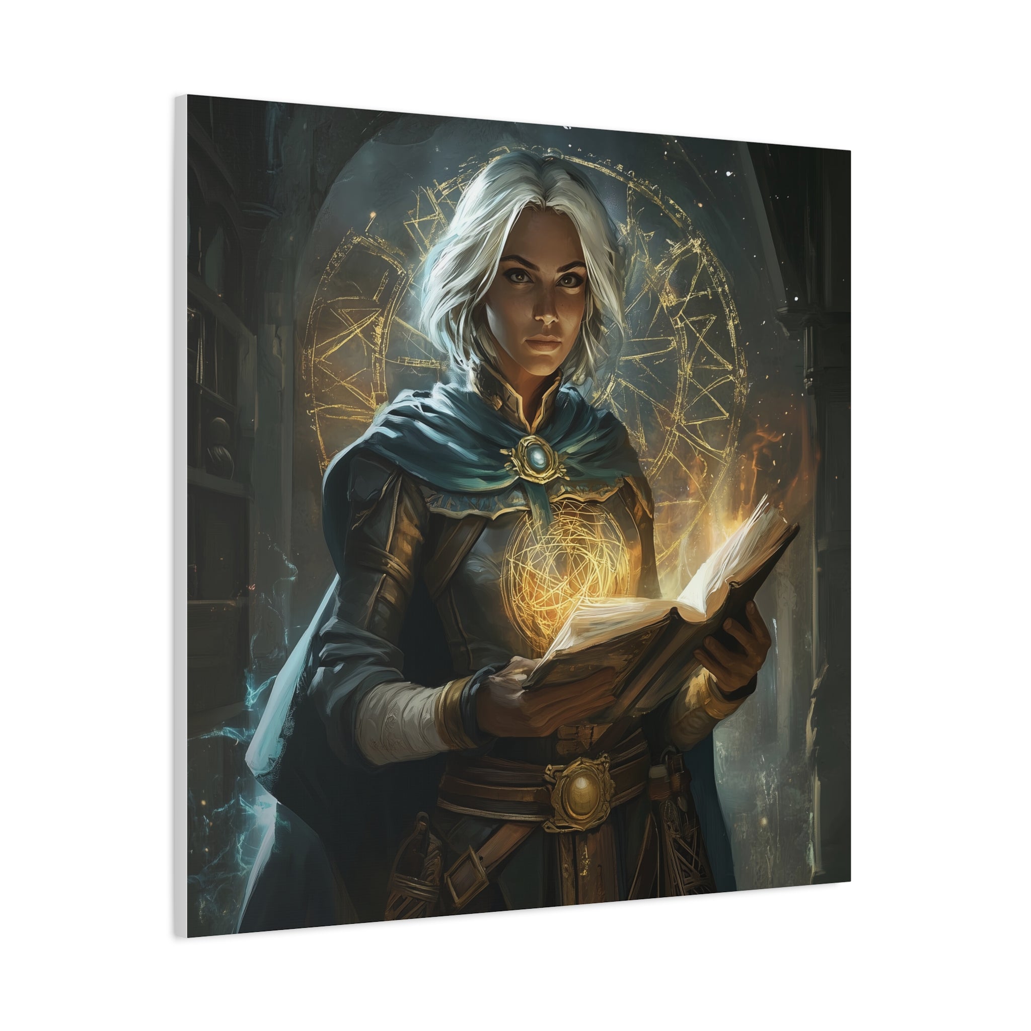 Fantasy Wall Art - Enchanted Sorceress Canvas Print