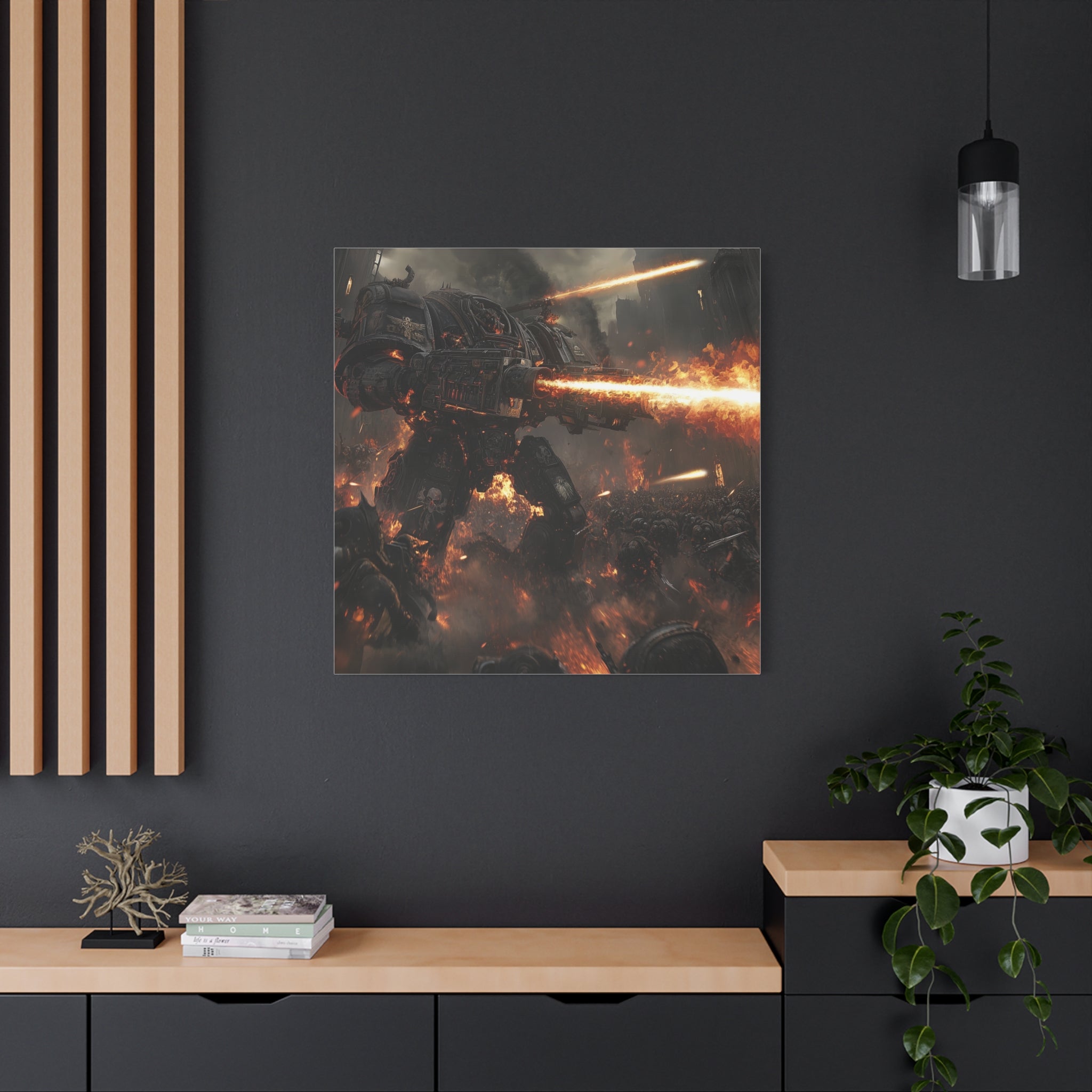 Warhammer 40K Titan Battle Scene