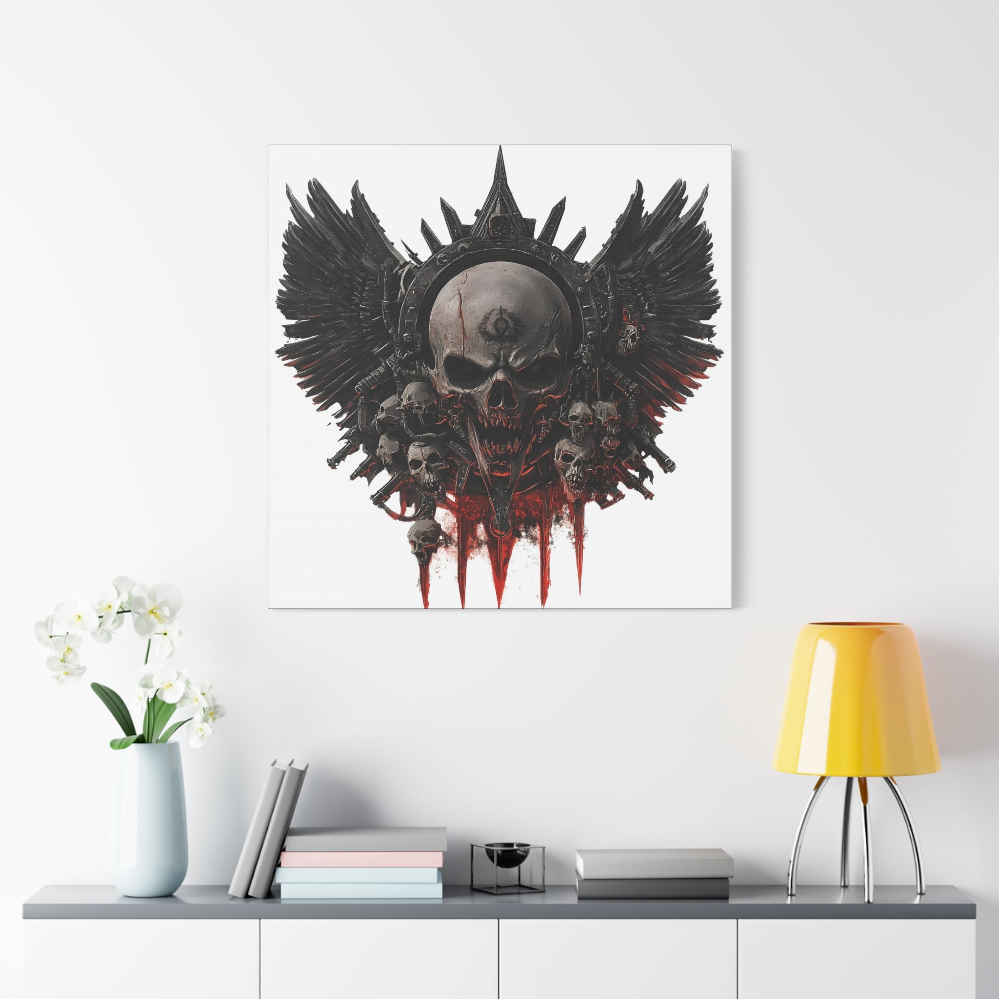 Warhammer 40K Crest Design - Dark Fantasy Wall Decor