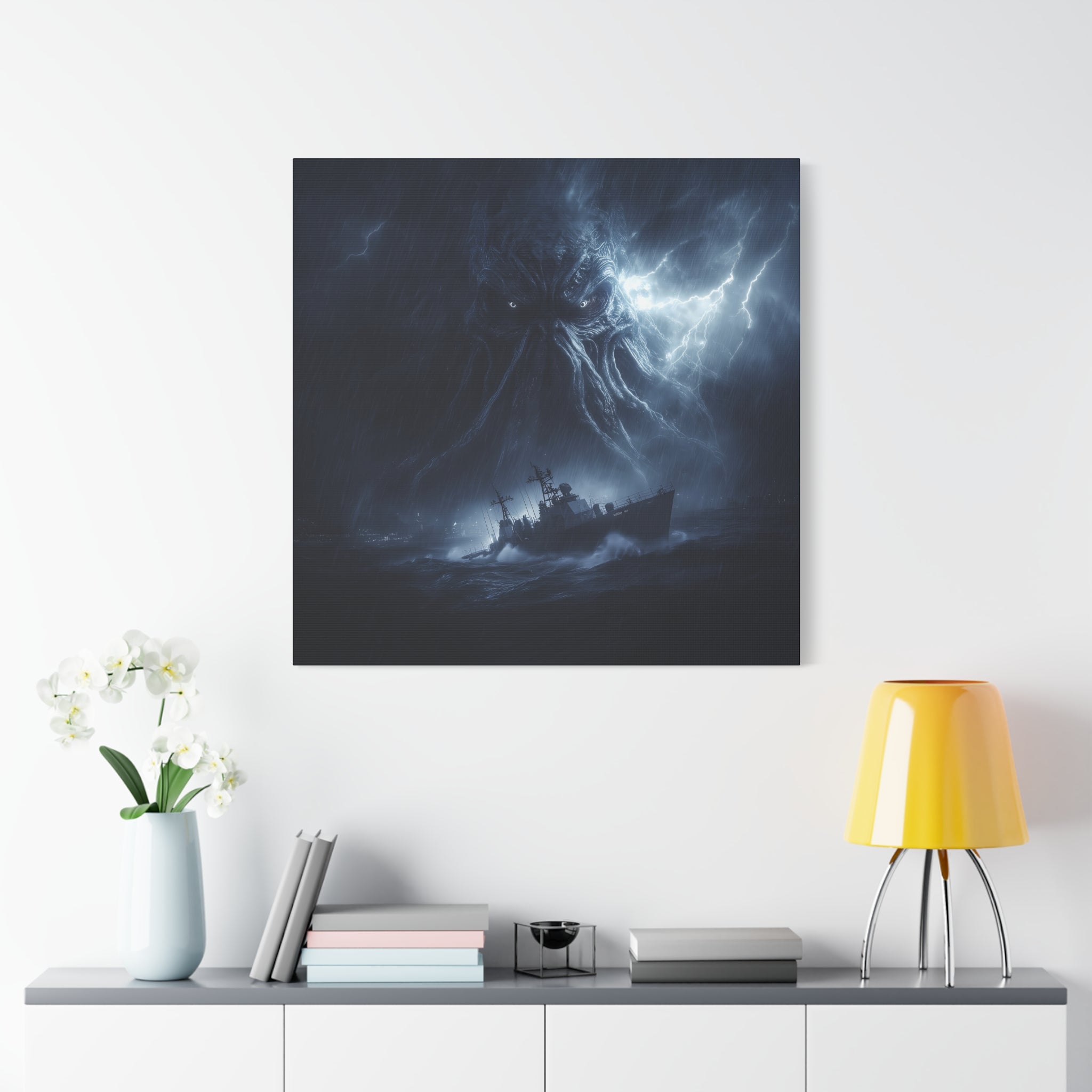 Cthulhu Canvas Art – Dark Fantasy Wall Decor
